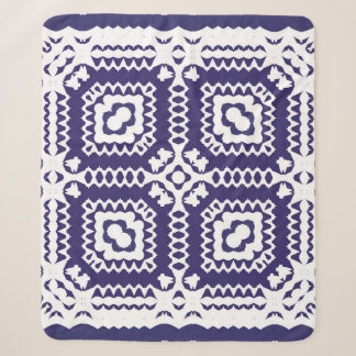 Decorative color ceramic azulejo tiles. Vintage Sherpa Deken
