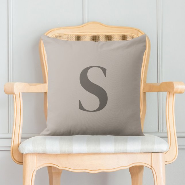 Decorative cushion with initial kussen (Creator heeft geüpload)