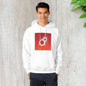 Decorative Eight Mens Hoodie
