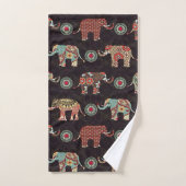 Decorative Elephant Pattern Bath Towel Bad Handdoek (Handdoek)