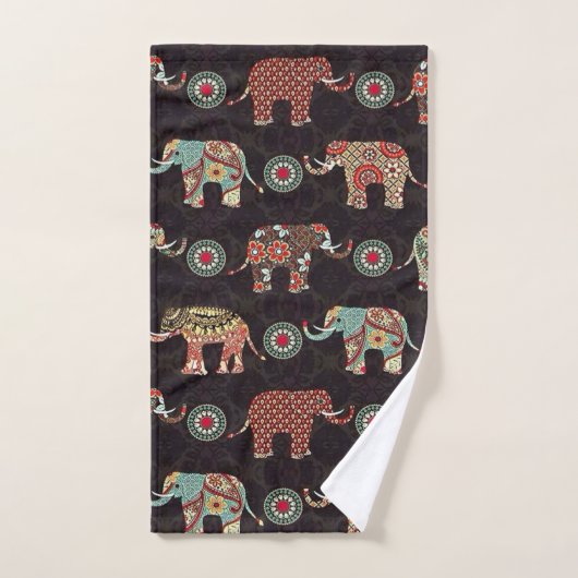 Decorative Elephant Pattern Bath Towel Bad Handdoek (Handdoek)