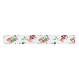 Decorative Festive Cute Christmas Ribbon Grosgrain Lint
