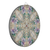 Decorative Floral Dartboard Dartbord (Voorkant Links)