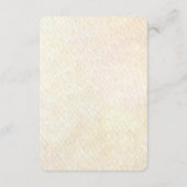 Decorative Floral Frame Detail Enclosure Informatiekaartje (Achterkant)