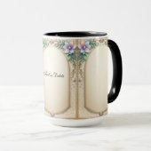 Decorative Floral Frame Mug Mok (Voorkant rechts)