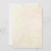 Decorative Floral Frame Rehearsal Dinner Kaart (Achterkant)