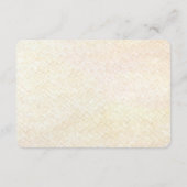 Decorative Floral Frame with Pearls Detail Informatiekaartje (Achterkant)