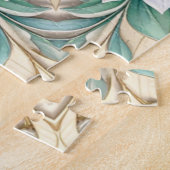Decorative Floral Jigsaw Puzzle Legpuzzel (Zijkant)
