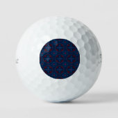 Decorative floral tiles pattern  golfballen (Voorkant)