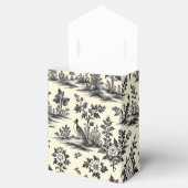 Decorative French toile pattern Bedankdoosjes (Geopend)