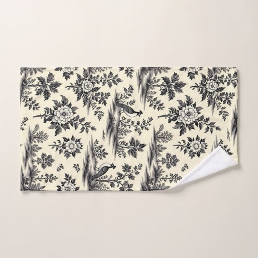 Decorative French toile pattern Handdoek (Handdoek)