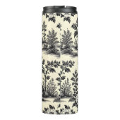 Decorative French toile pattern Thermosbeker (Achterkant)