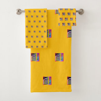 Decorative Geo Patterns Bad Handdoek