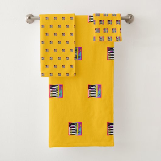 Decorative Geo Patterns  Bad Handdoek (Insitu)