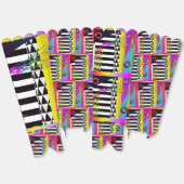 Decorative Geo Patterns Popcorn Bedankdoosjes (Ongevouwen)