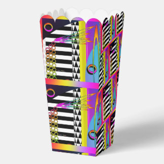 Decorative Geo Patterns Popcorn Bedankdoosjes