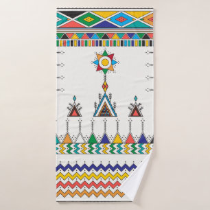 Decorative geometric repeating pattern badhanddoek