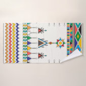 Decorative geometric repeating pattern badhanddoek (Badhanddoek)