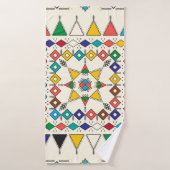 Decorative geometric repeating pattern badhanddoek (Badhanddoek)