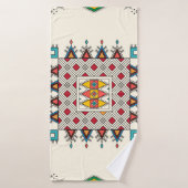 Decorative geometric repeating pattern badhanddoek (Badhanddoek)