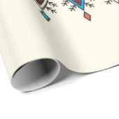 Decorative geometric repeating pattern cadeaupapier (Rol Hoek)