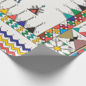 Decorative geometric repeating pattern cadeaupapier (Hoek)
