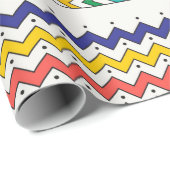 Decorative geometric repeating pattern cadeaupapier (Rol Hoek)