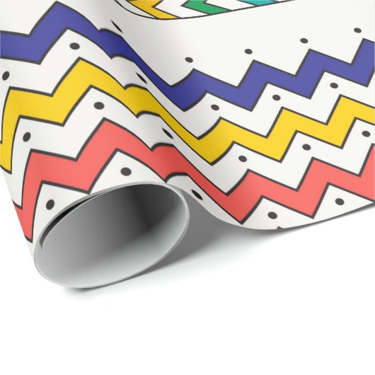 Decorative geometric repeating pattern cadeaupapier (Rol Hoek)