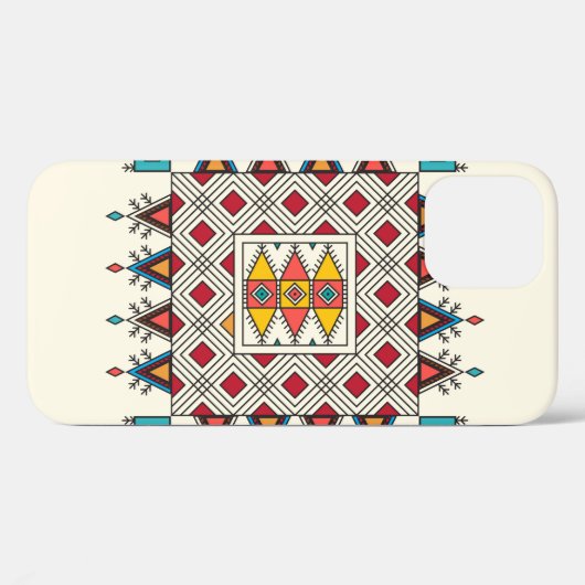 Decorative geometric repeating pattern Case-Mate iPhone case (Achterkant (horizontaal))