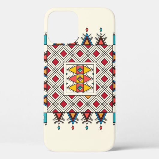 Decorative geometric repeating pattern Case-Mate iPhone case (Achterkant)