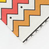 Decorative geometric repeating pattern inspired by fleece deken (Hoek)