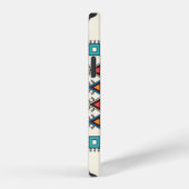 Decorative geometric repeating pattern iPhone hoesje (Rechterkant)