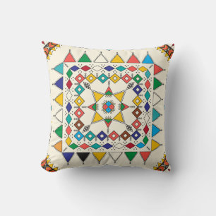 Decorative geometric repeating pattern kussen