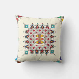 Decorative geometric repeating pattern kussen