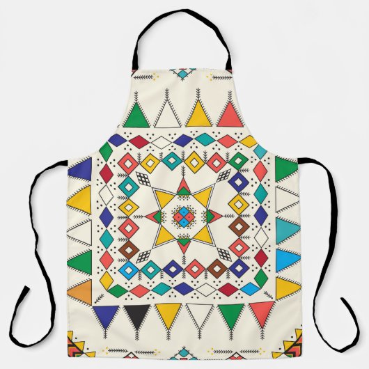 Decorative geometric repeating pattern schort (Voorkant)