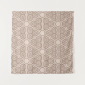 decorative geometric seamless pattern. illustratio wandkleed (Voorkant (horizontaal))
