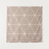 decorative geometric seamless pattern. illustratio wandkleed (Voorkant)