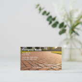 Decorative Home Brick Paving Visitekaartje (Staand voorkant)