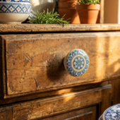 Decorative Italian Antico Deruta Elegance Keramische Knop