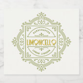 Decorative Logo Frame Limoncello Likeurfles Etiket (Enkel label)