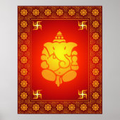 Decorative Lord Ganesha Poster (Voorkant)