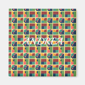 Decorative Magnet - Abstract Geometric Shapes (Voorkant)