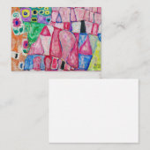 Decorative Motives by Gustav Klimt Notitiekaartje (Voorkant / Achterkant)