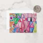 Decorative Motives by Gustav Klimt Notitiekaartje (Voorkant / Achterkant in situ)