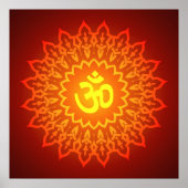 Decorative Om Design Poster (Voorkant)