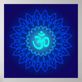 Decorative Om Design Poster