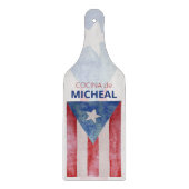 Decorative or Functional Puerto Rico Kitchen Snijplank (Voorkant)