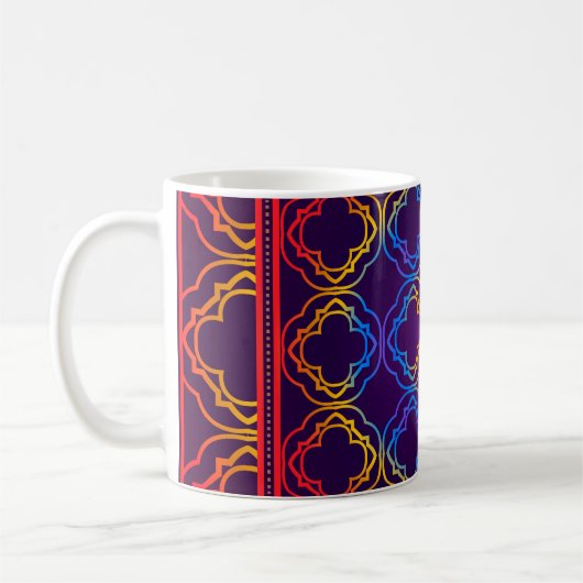 Decorative Ornament With Geometric Decoration. Sym Koffiemok (Links)