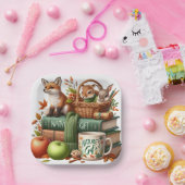 Decorative Paper Plate Autumn Theme Papieren Bordje (Feest)