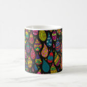 Decorative patterned drops seamless background. Br Koffiemok (Center)